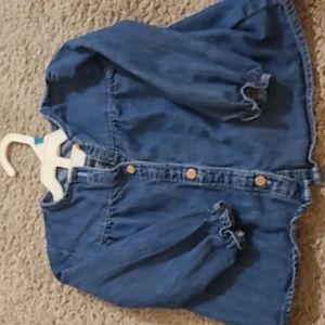 H&M denim top sz 18-24 mo